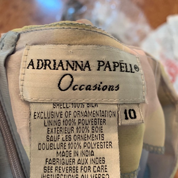 Vintage Adrianna Papell formal embroidered skirt - Picture 9 of 9